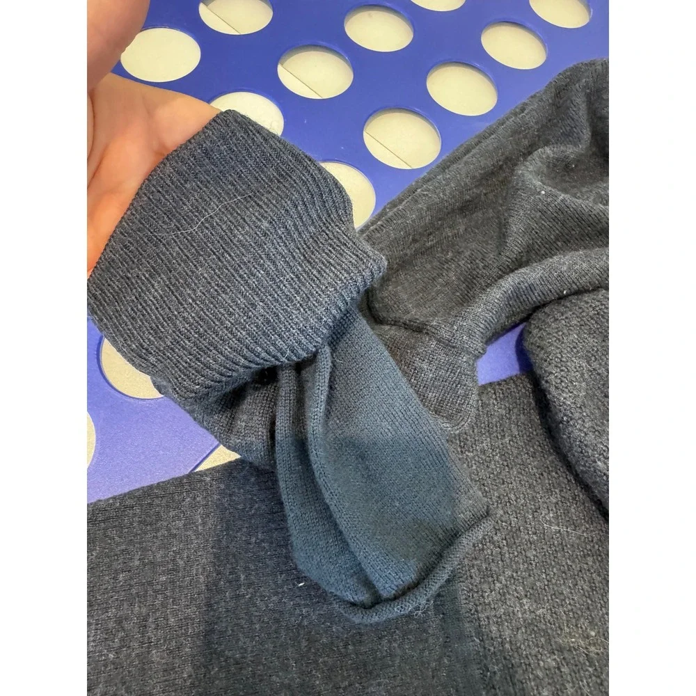 Lululemon Sit In Lotus Wrap‎ Cardigan Sweater Womens 6 Merino Wool Minimalist